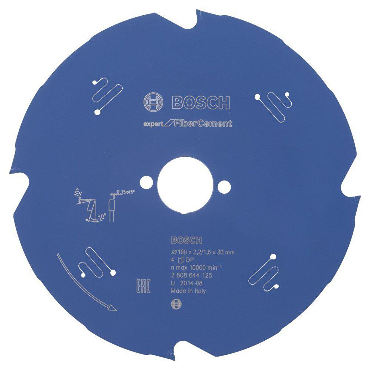 Bosch Expert Betopan 190*30 4 Diş Daire Testere Bıçağı 2608644125